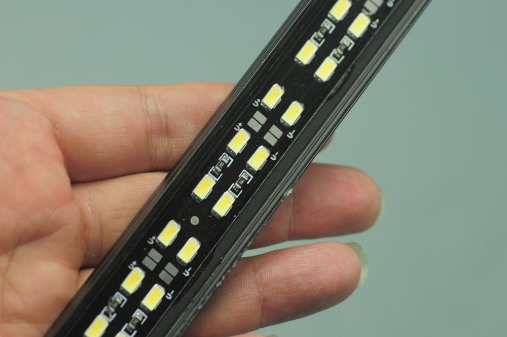 Black 1meter 39.3inch Bestsell Double Row LED Bar 144LEDs 5050 5630 Rigid Bar