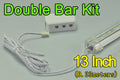 13inch 0.33Meter 12W LED Bar Fixture Double Row 5630 48LED 1680 Lumens Cabinet LED Bar Light Kits