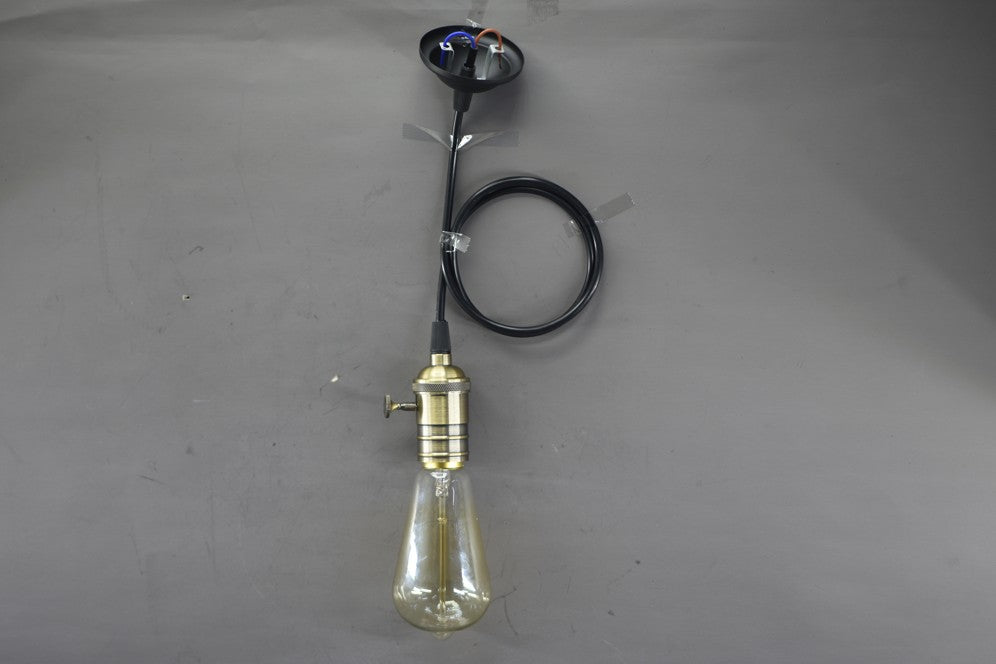 Pendant Lighting Sockets  Retro Vintage Industrial Screw Light Socket Lamp Holder Hanging Lights.