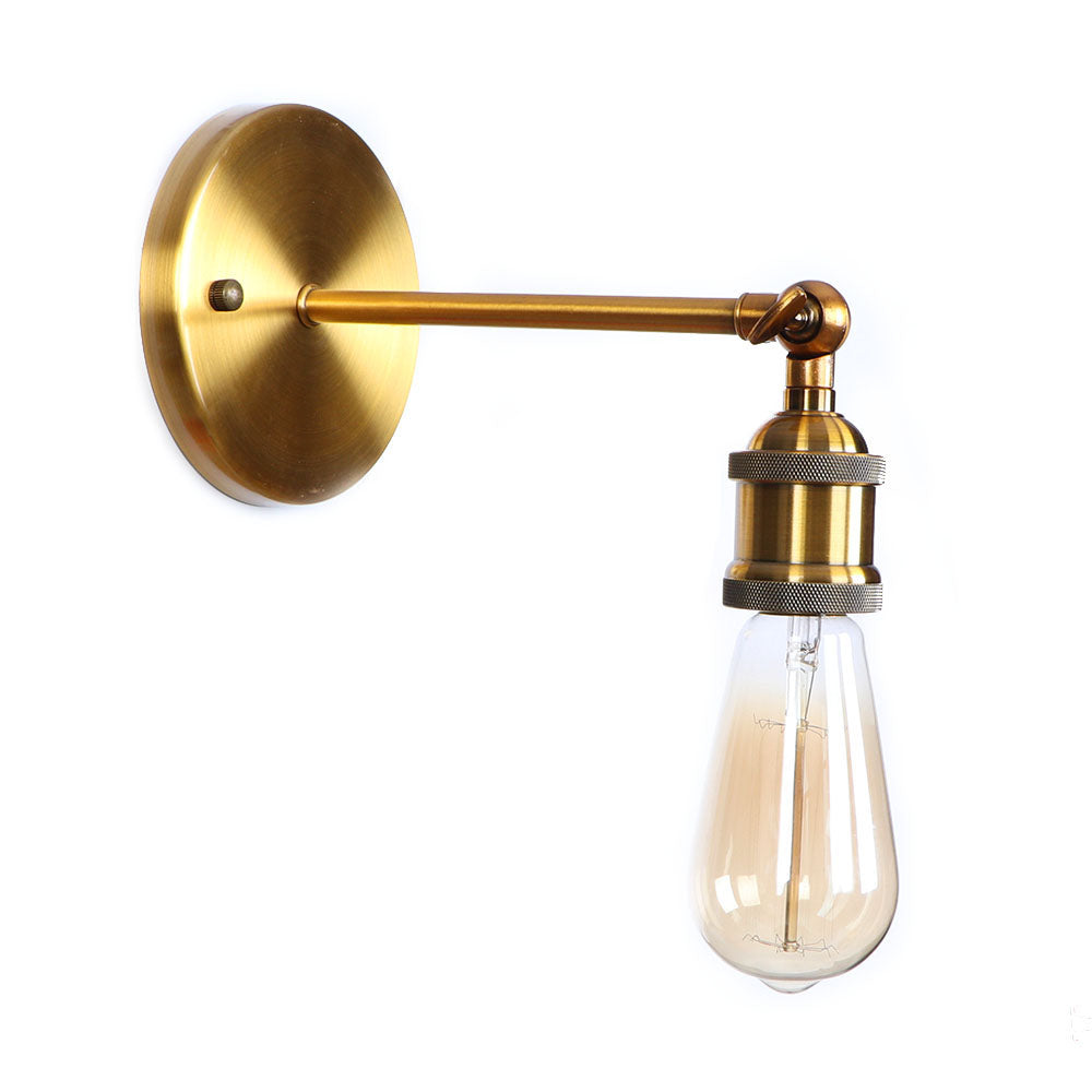 American country pastoral modern Edison light bulb retro single head aisle living room mini decoration simple small wall lamp