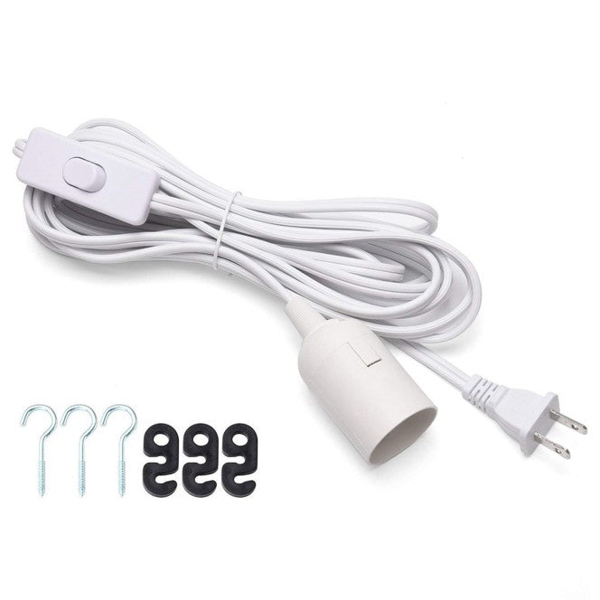 Extension Hanging Cord Cable 1.5m long E27 Socket  Customizable length