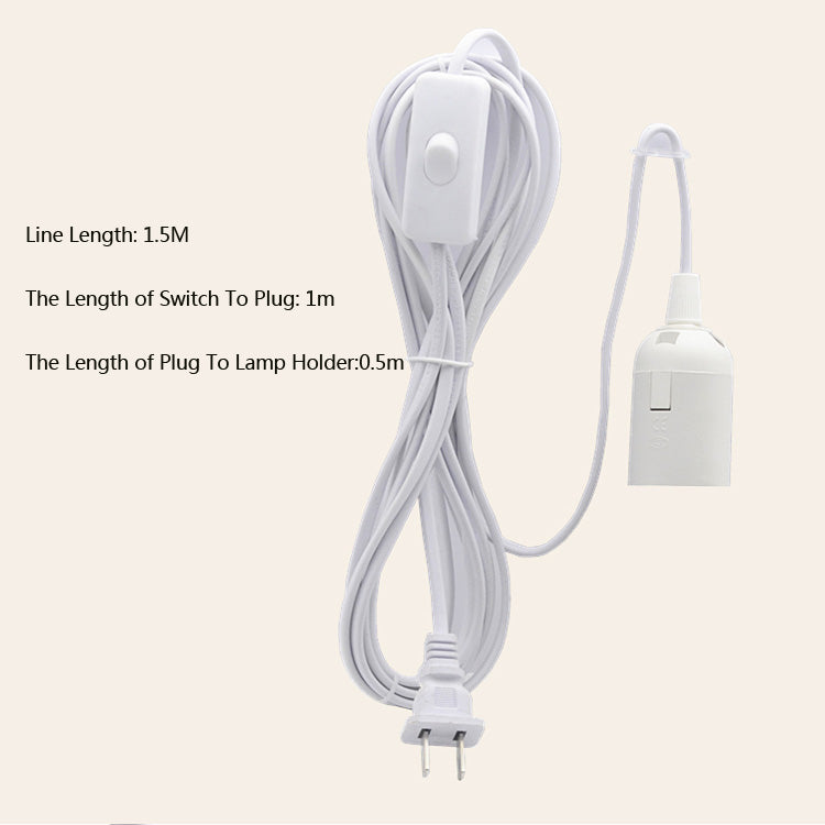 Extension Hanging Cord Cable 1.5m long E27 Socket  Customizable length