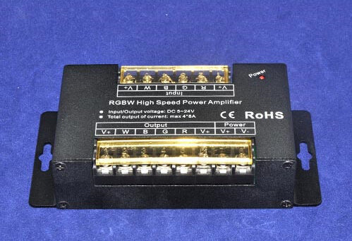 DC5V-24V LED RGBW High Speed Large Current Power Amplifier For LED Strip DC5V<160W 24V<768W