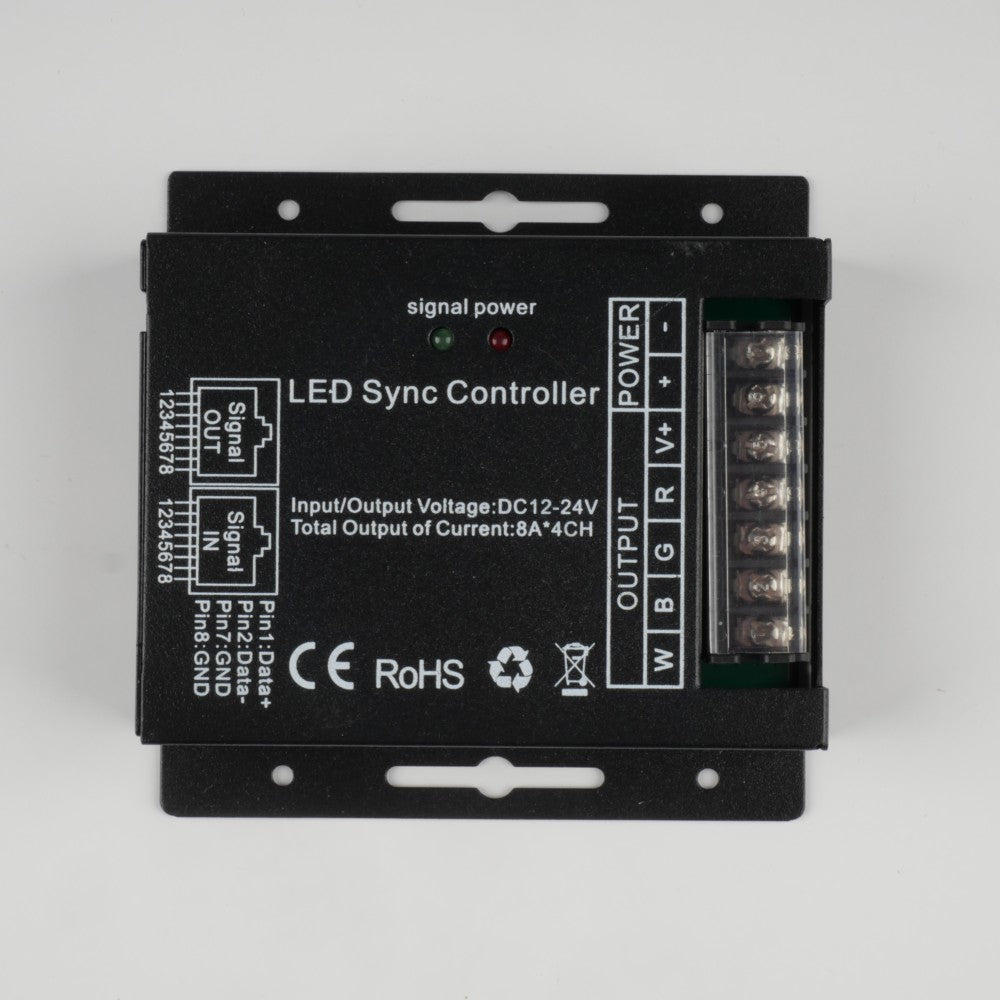 12-24V 8A×4 LED RGB Touch Series LED Round Controller For RGB LED Strip