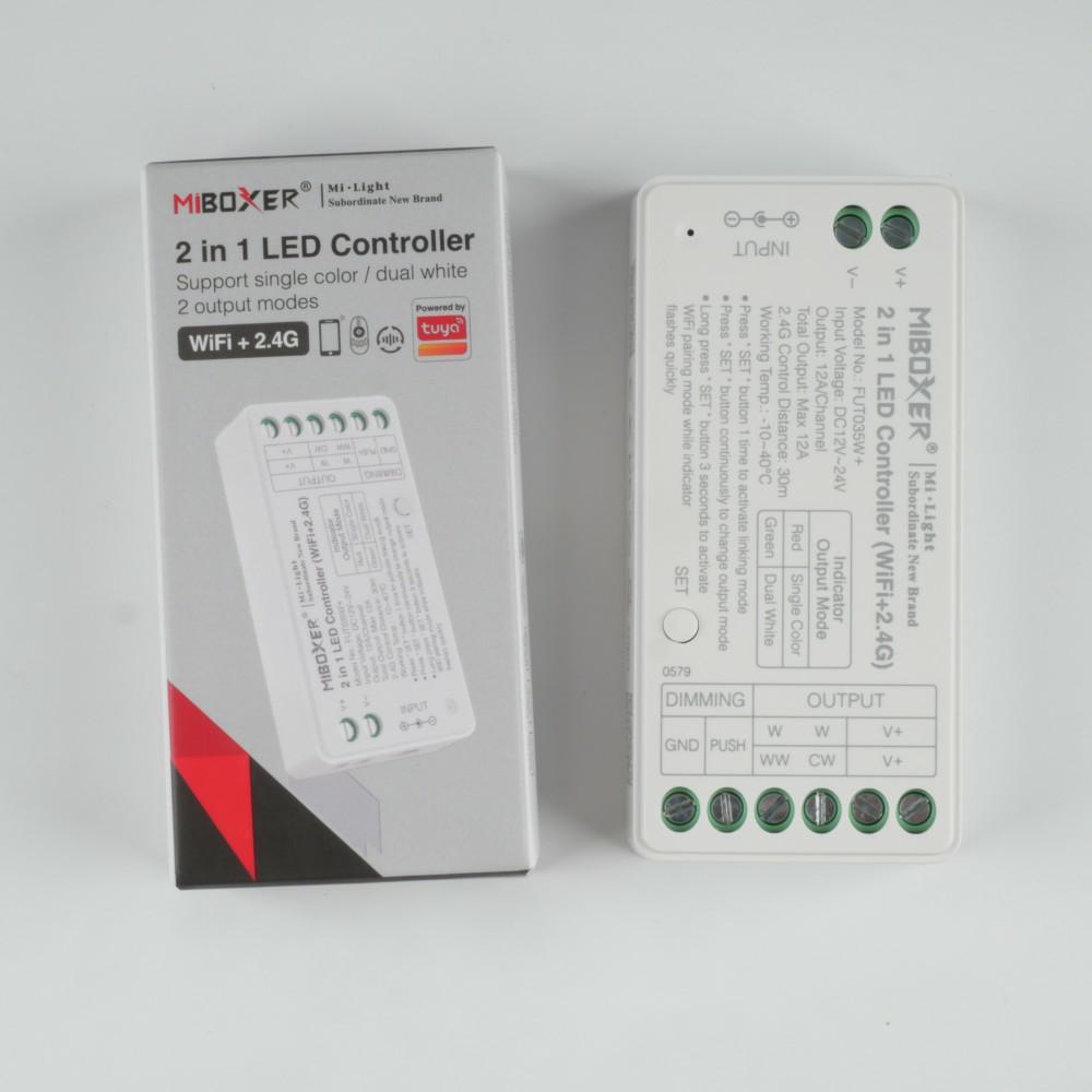 12A LED 2 in 1 LED Controller For Single color/Dual White LED Strip