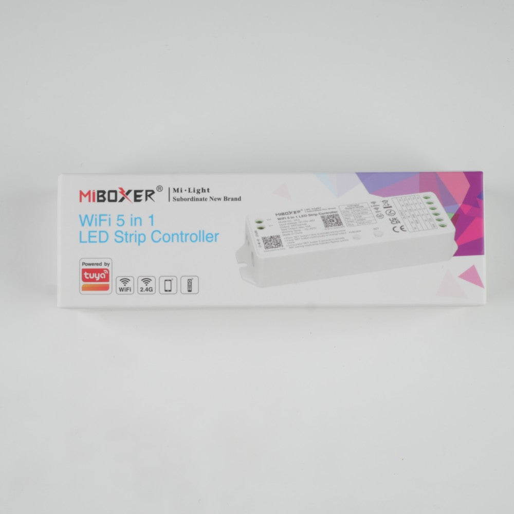 15A Wifi 5 In 1 LED RGB Strip Controller For 3528 5050 RGB LED Strip