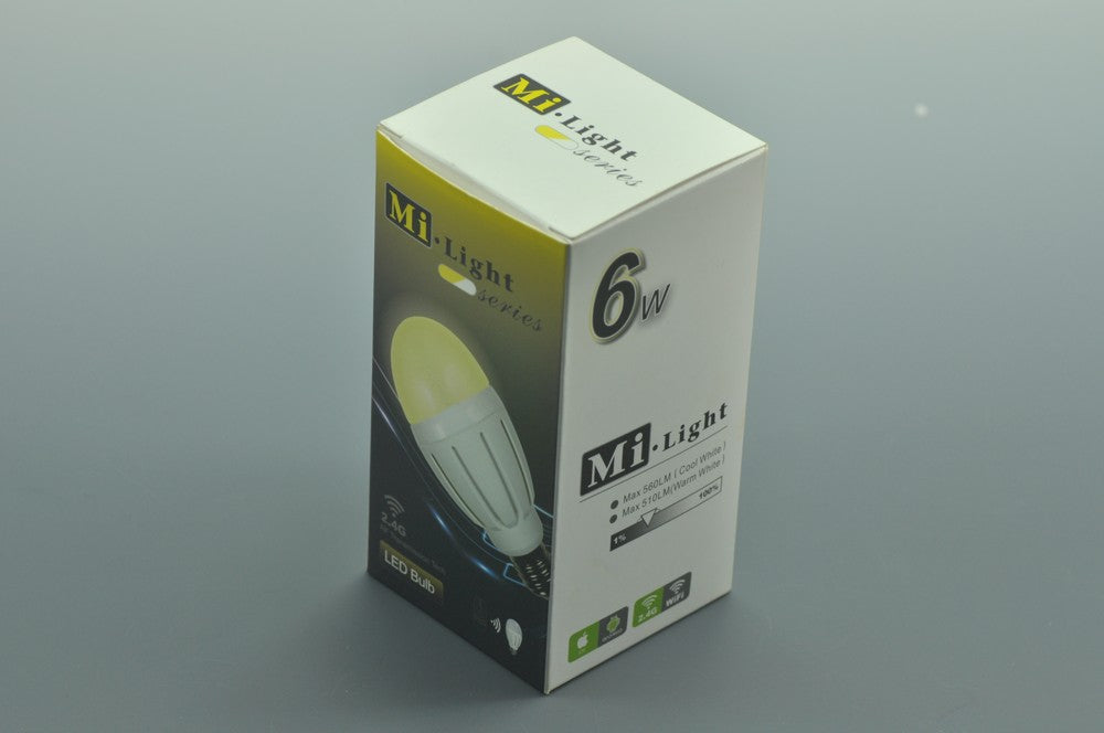 Wireless LED Blub Pure White/Warm White Double Color Wifi Blub 6W 9W  LED WW/CW Globe Light