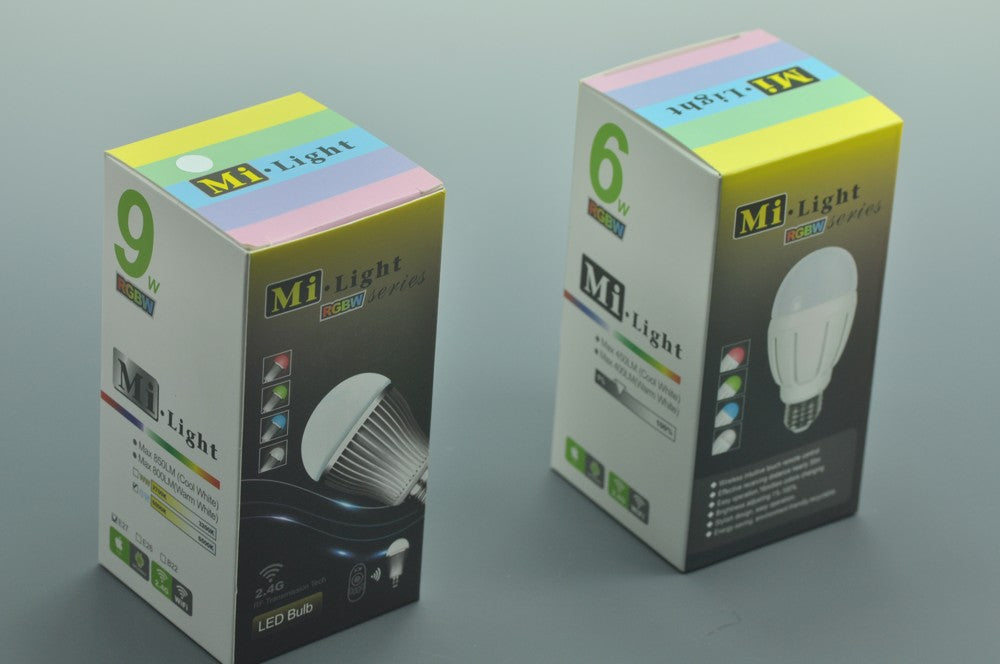 Wireless LED Blub Wifi RGB White/Warm White Blub 6W 9W RGBW LED Globe Light