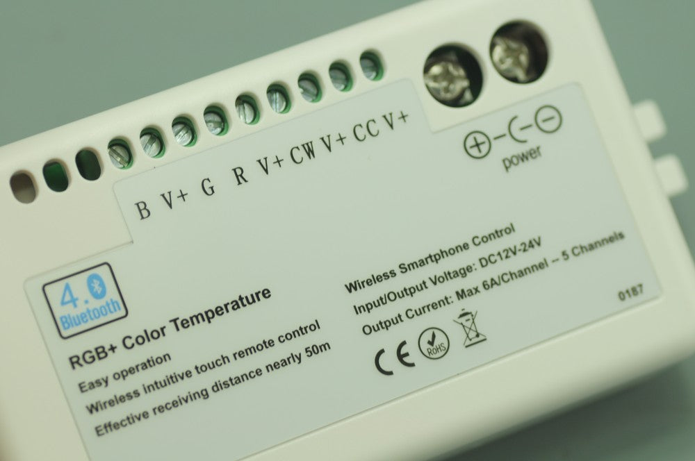 DC 12V/24V 24A Bluetooth RGB/RGBW led Controller BT Wireless IOS/Android Led Strip Bluetooth 4.0 Control