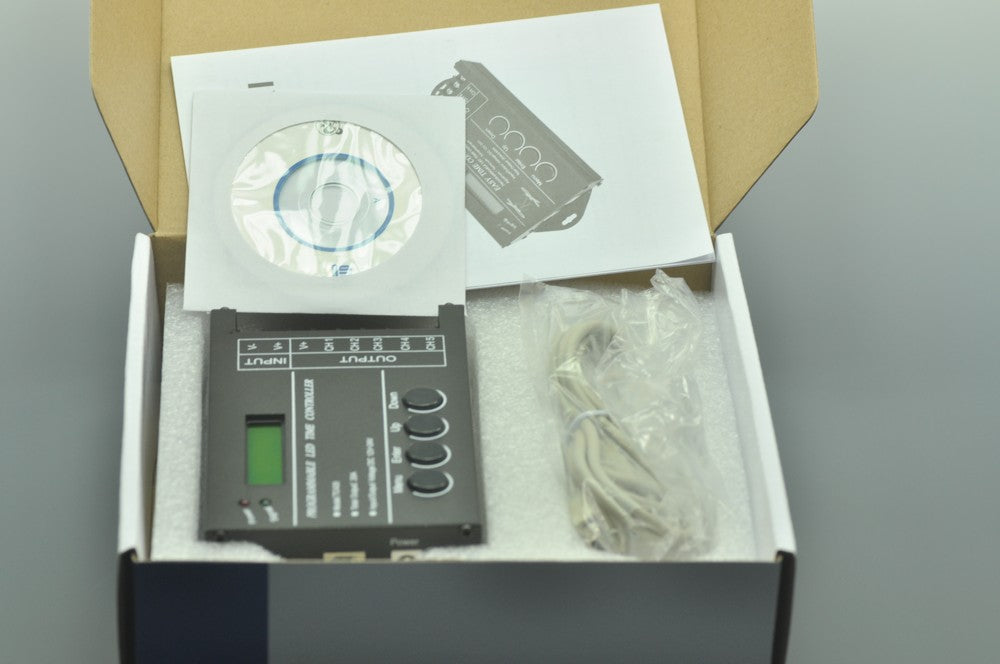 Programmable  LED Controller DC12V 24V 5 Channels 20A Programmable Time LED RGB/Single color Strip Controller
