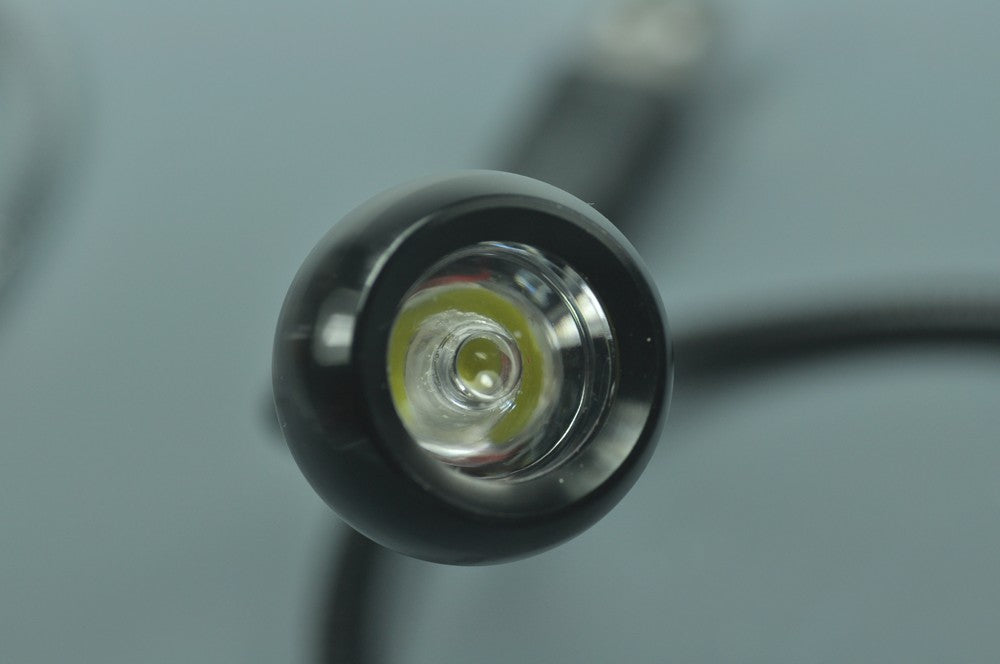White/Black Flexible USB LED Reading Light Lamp for Computer Laptop Notebook PC Metal Snake