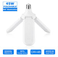 45W Deformable LED Garage Ceiling Lights 4500LM 6500K White 400 Watt Equivalent CRI80+ E26/E27 Base