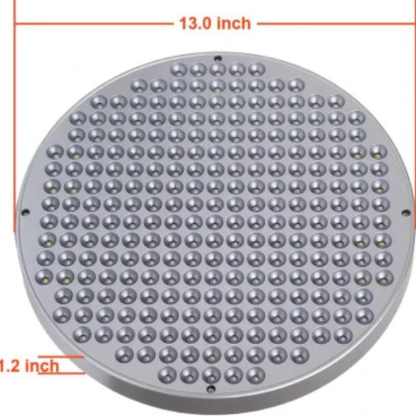 LED Grow Light 50W AC90~265V 250LEDs Round Plant Growing Lamp Red and Blue LED Chips Indoor Greenhouse Plant Grow Indoor Plants LED Lamp