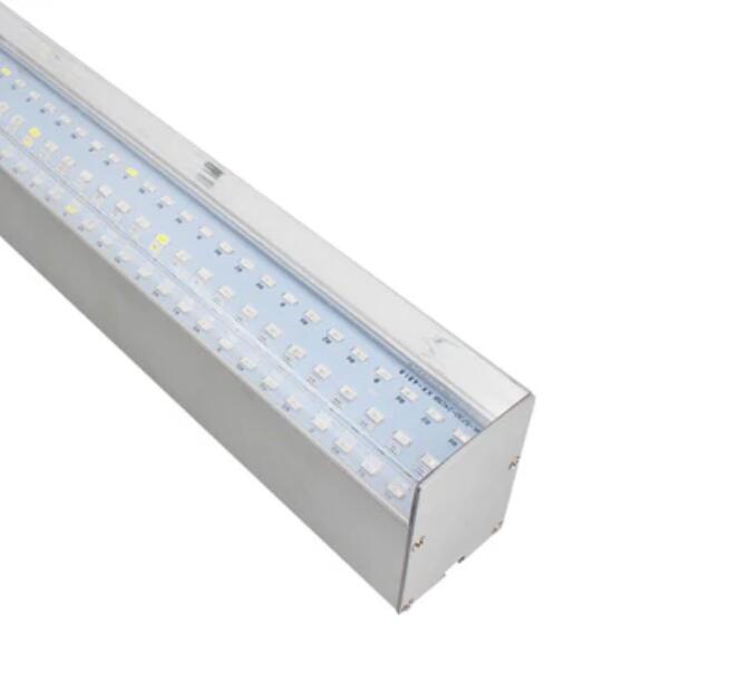 80W 40'' Full Spectrum Linear LED Grow Light Strip 6 Bands with IR & UV included, Adjustable Hanger, Idea for Greenhouse, Vegetables & Fruits, Horticulture, Propagation and City Farming