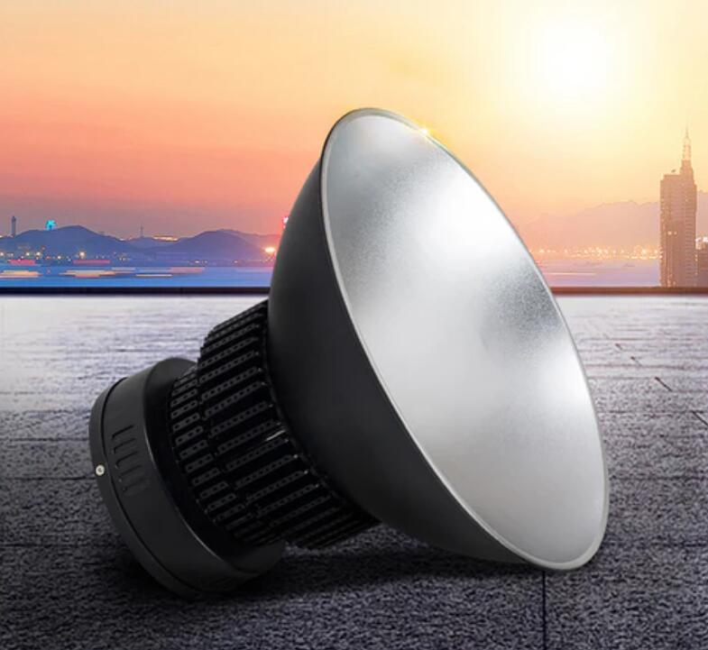 100W High Power Fin Heat Sink LED IP44 Waterproof LED High Bay Light with Aluminum Reflector
