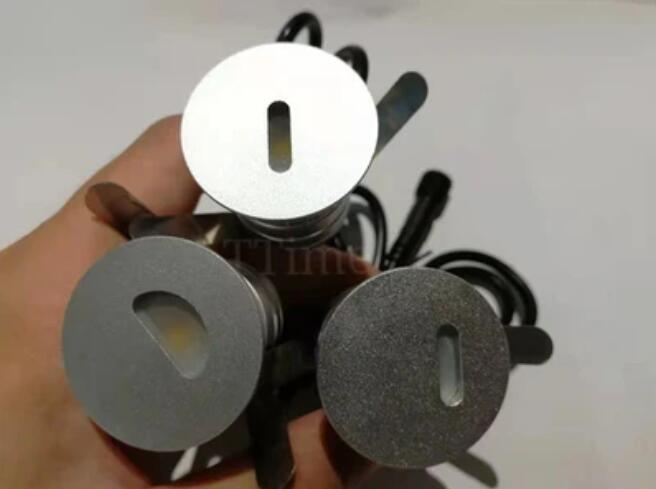 8PCS Pack DC12-24V 1W IP67 Waterproof LED Inground Light with A1/A2/A3 Lesn for Foot Stair LED Deck & Step Light