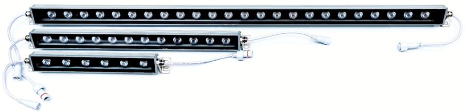 20'' RGBW SMD5050 24V 36W LED Wall Washer Light, Tempering Glass Cover IP67 Waterproof Grade,Energy Saving Linear Strip Light Supplies for Bridge, Hotel, Mega Bar Christmas Advertising Boards, Billboard,Building Commercial Lighting