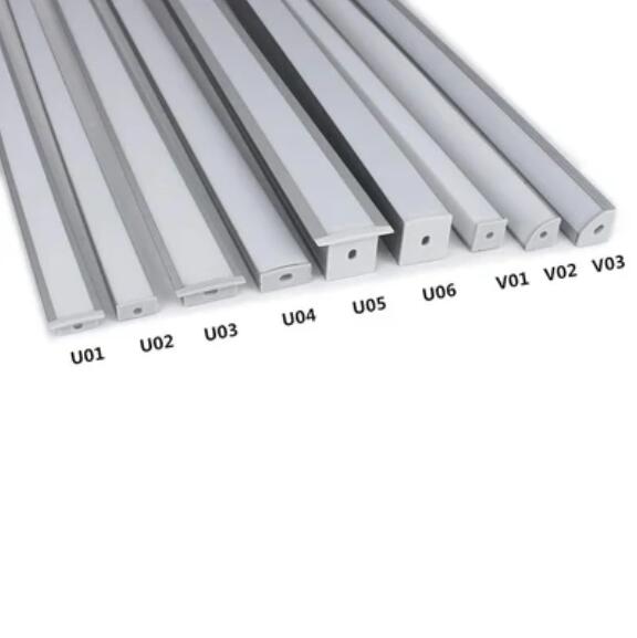 LED Profile LED Aluminum Channel Smaple Kit - 9 Models -50cm Each