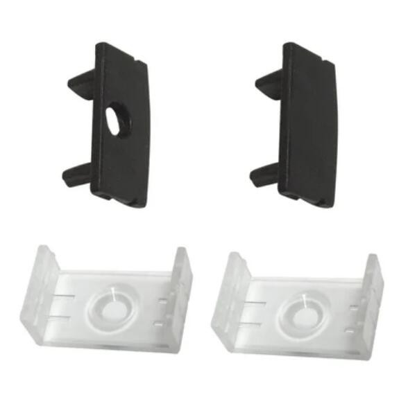 5Pack of 50cm (20'') LED Profile U02 9x17mm U-Shap LED Aluminum Channel System Fit for 12mm Wide LED Strips