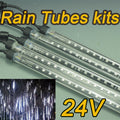 24V LED Meteor Rain Kit with Remote Controller 5pcs 1meter(39.7")