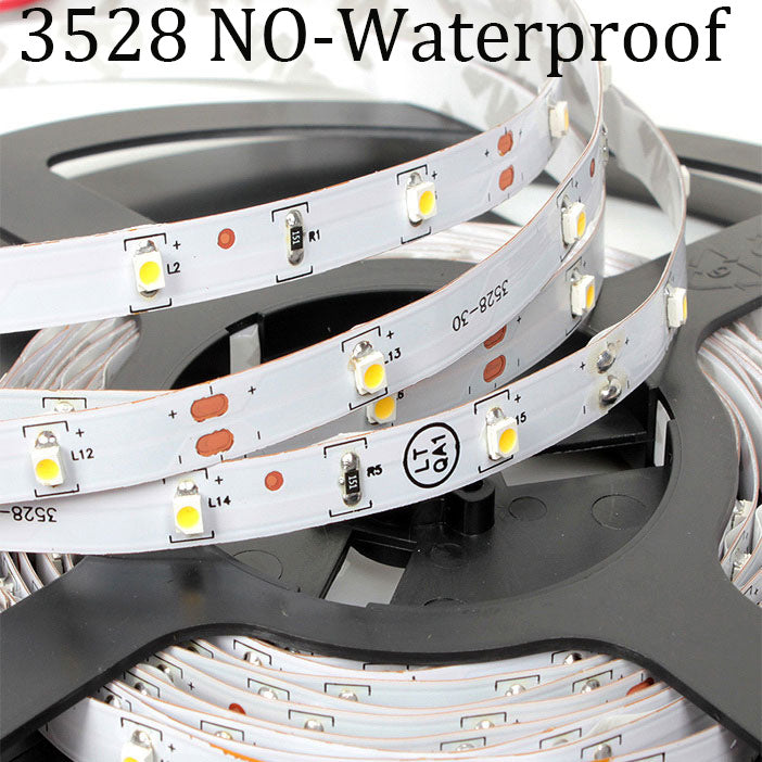3528 LED Strips 300LED Whole Reel Strips 12V LED Strip Lights 197Inch 5M No-Waterproof