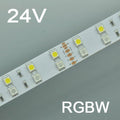 RGBW LED strip light Double 5050 RGB Color Changing White Color  Flexible  LED Light Strip DC24V (16.4ft )480LEDs