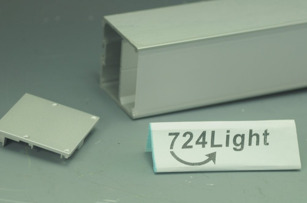 0.5 meter 19.7" LED Suspended light  Channel Profile 35mm x 35mm suit 38mm led strip light