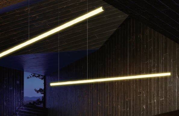 1 Meter  39.4â€ Aluminum LED Suspended Tube Light LED Profile Diameter 40mm suit 24mm Flexible led strip light