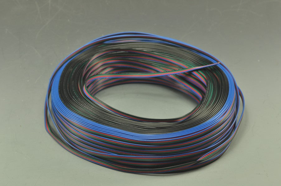 LED RGB Extension Cable wire cord 4Pin Line Free Cutting 1M - 100M (3.28Foot - 328Foot) for led strips multicolor  3528 5050 Strip Lighting
