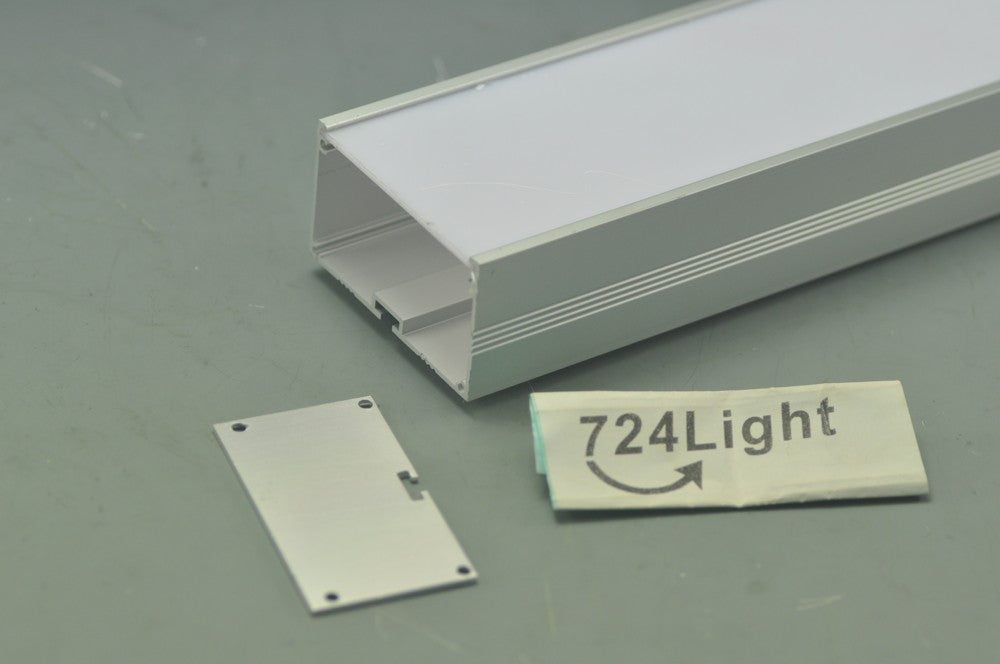 1 Meter  39.4â€ Aluminum LED Suspended Tube Light LED Profile Diameter 70mm suit 40mm Flexible led strip light