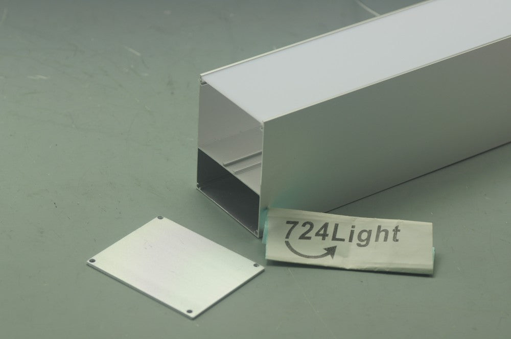 1 Meter  39.4â€ Aluminum LED Suspended Tube Light LED Profile Diameter 56mm suit 75mm Flexible led strip light