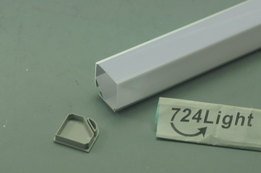 1 Meter  39.4â€ Aluminum LED Suspended Tube Light LED Profile Diameter 30mm suit 20.3mm Flexible led strip light