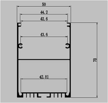 1 Meter  39.4â€ Aluminum LED Suspended Tube Light LED Profile Diameter 50mm suit 43.6mm Flexible led strip light