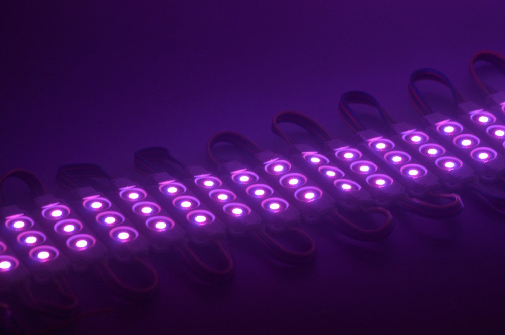 5050 SMD LED Modules RGB 3 LED 5050 Modules 65x18MM 12V 0.75W Waterproof Modules