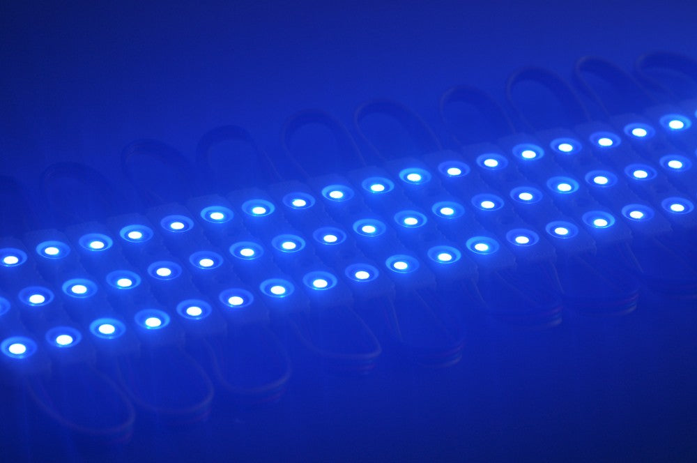 5050 SMD LED Modules RGB 3 LED 5050 Modules 75x13MM 12V 0.75W Waterproof Modules