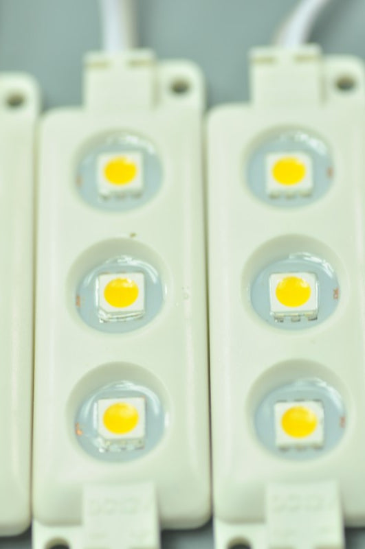 5050 SMD LED Injection Modules 5050 3 LED Modules Injection Molding 78x15MM 12V 0.75W Waterproof Modules