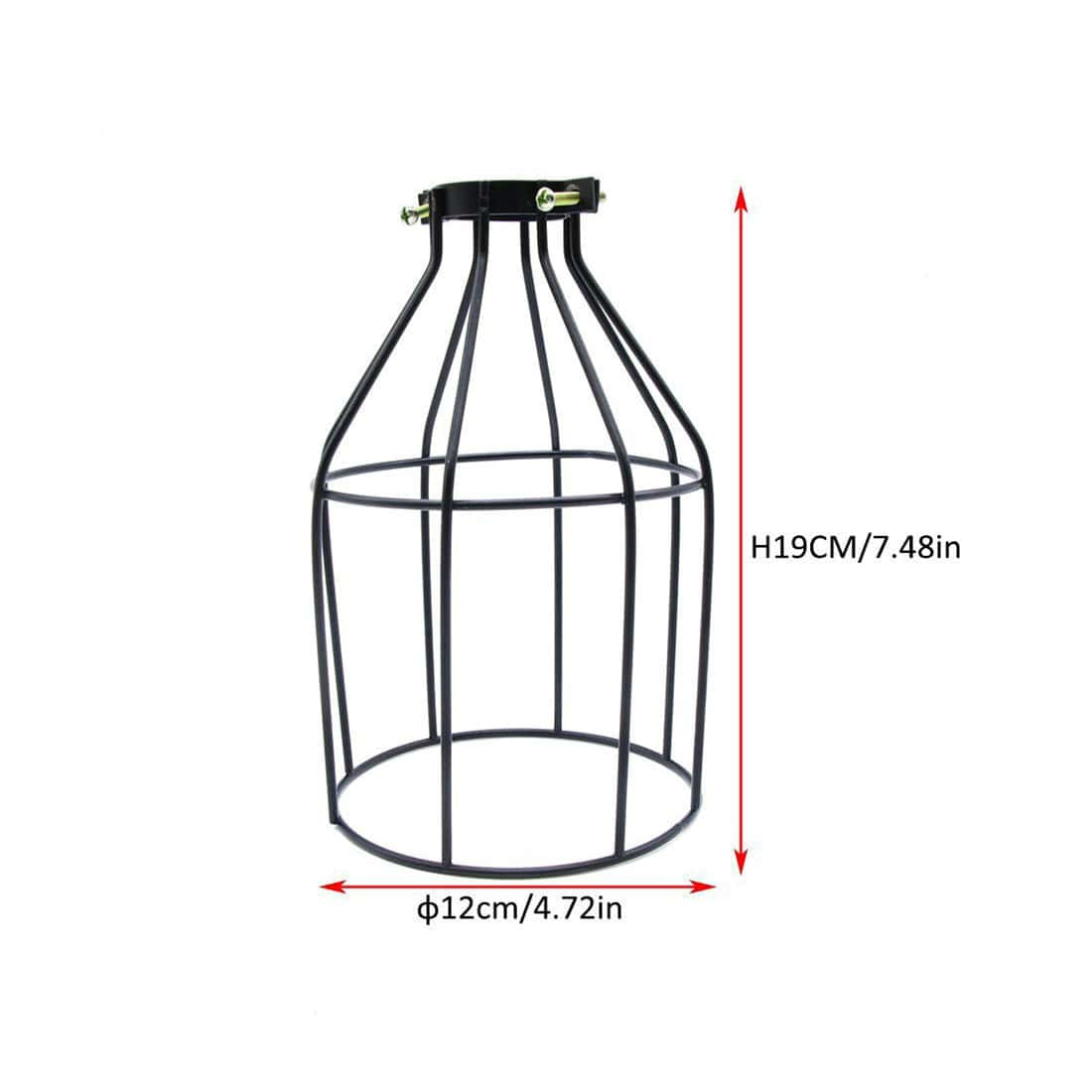 Metal Pendant Light Simple Retro Adjustable Industrial Metal Lampshade