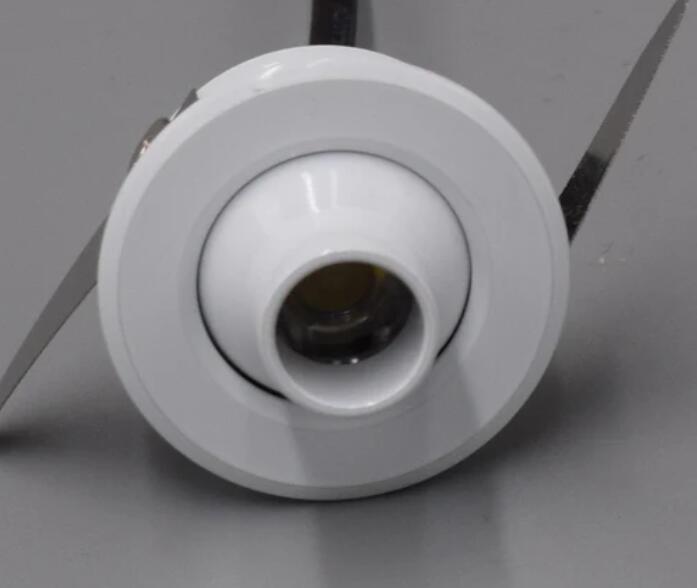 Mini Directional 1W LED Downlight Dia.37mm Recessed LED Light Small Downlight Cabinet LED Light