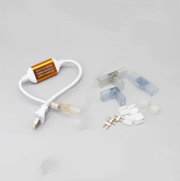 8x16 LED NEON Strip Light Accessories Strip Connector and Installation Clips