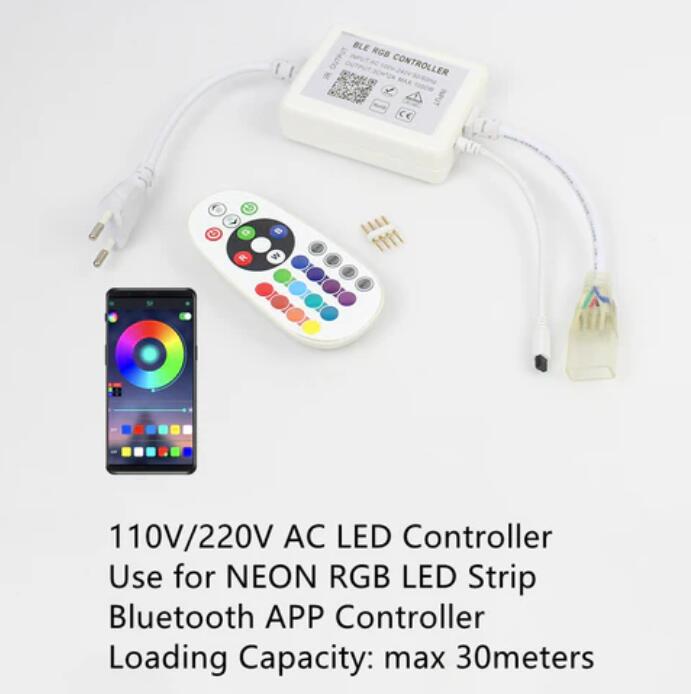 8x16 LED NEON Strip Light Accessories Strip Connector and Installation Clips