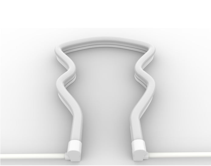 Neon Lights 1 meter(39.4 inch) 23x10mm Suit For 10mm 5050 2835 Flexible Light LED Silicone Diy Waterproof IP67