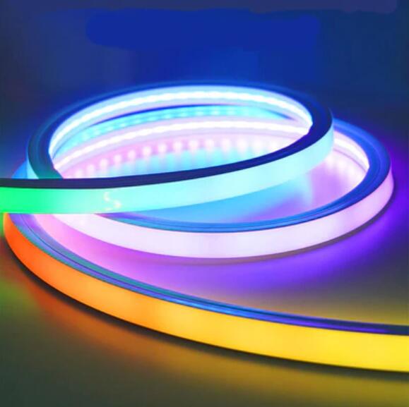 Free Shipping LED Neon Rope Lights RGBW Color 20x20(mm) SPI TM1814 Addressable LED Strip w/ 10Pixels/M 60LEDs/M Flexible Rope Lights Waterproof, Custom Cuttable Neon Lighting for In&Outdoor