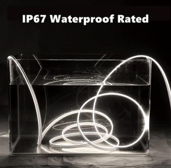 16.4FT DC12V T1616 Silicone LED Neon Flexible IP67Waterproof Strip Lights for DIY Indoor Outdoor Decorative Signs Letters