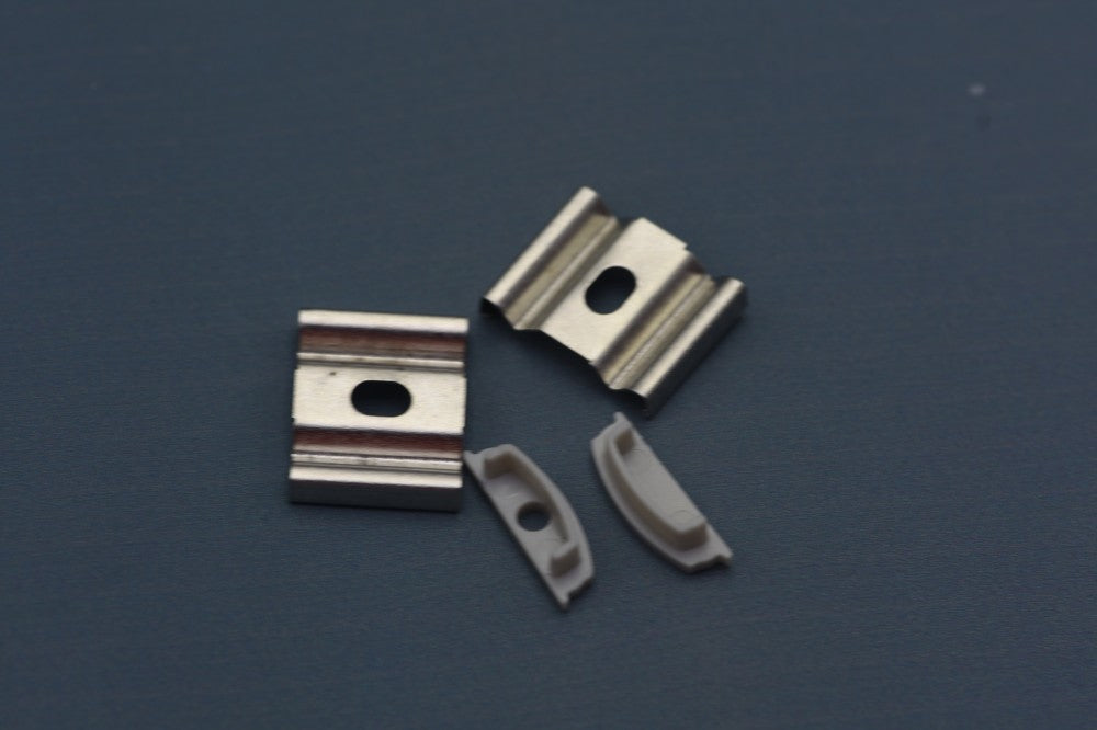 2.5 Meter 98.4â€ Recessed LED Corner Channels  18mm x 5.6mm Seamless  Led Housing