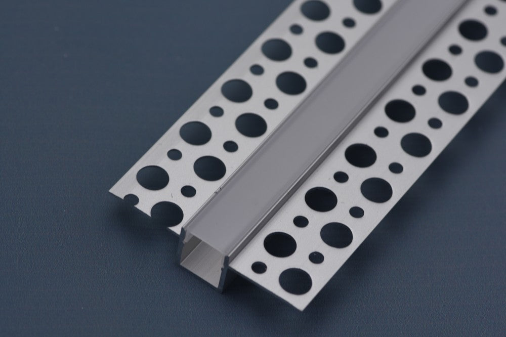3 Meter 118.1â€ LED Aluminum Channel For Corner Of Wall  53mm x 14mm Seamless  Led Channels