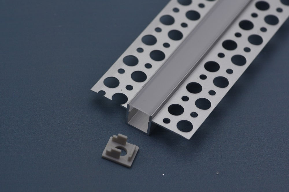 2 Meter 78.7â€ LED Aluminum Channel For Corner Of Wall  53mm x 14mm Seamless  Led Channels