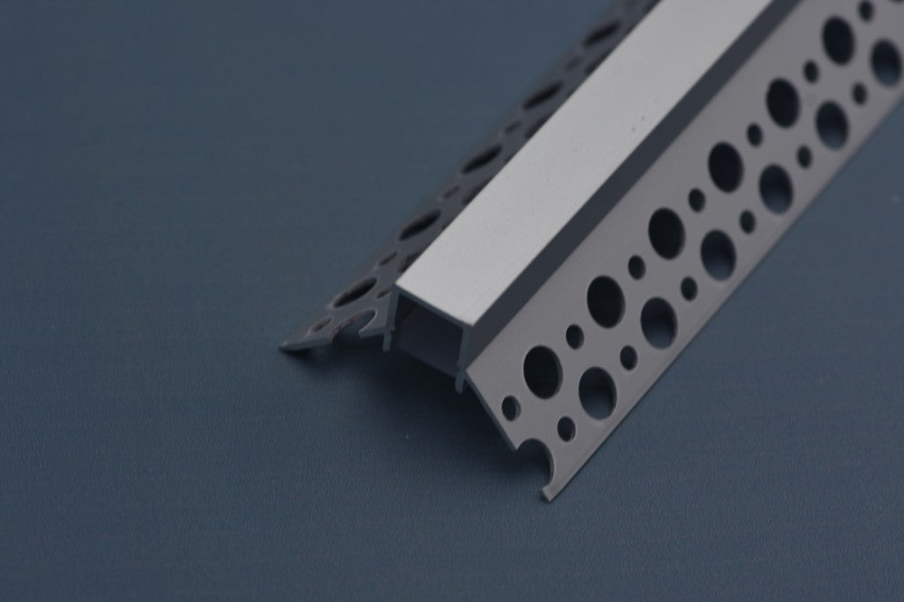 1Meter/3.3ft Recessed LED Corner Channels  46mm x 26mm Seamless  Led Housing