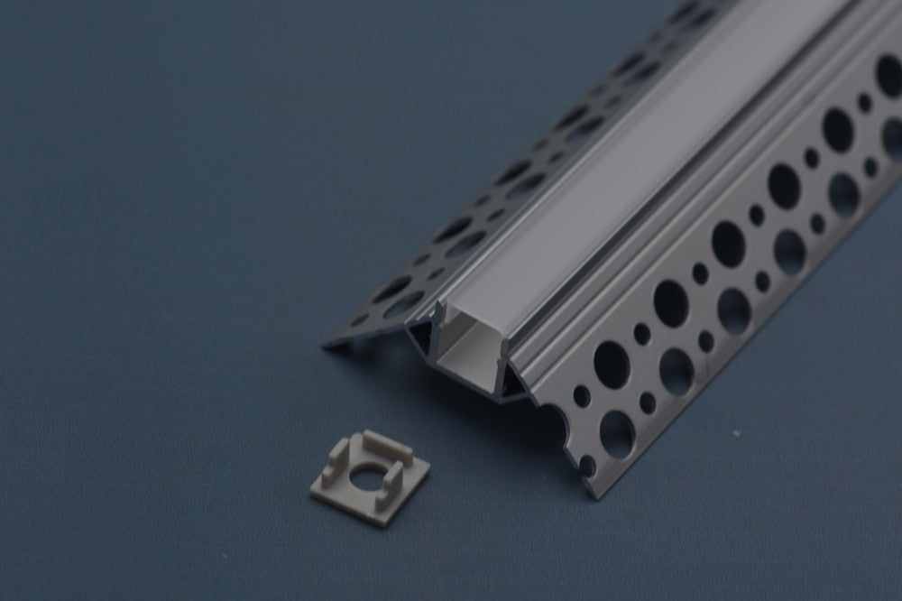 2 Meter 78.7â€ LED Wall Corner Channel  50.6mm x 22.8mm Seamless Led Housing