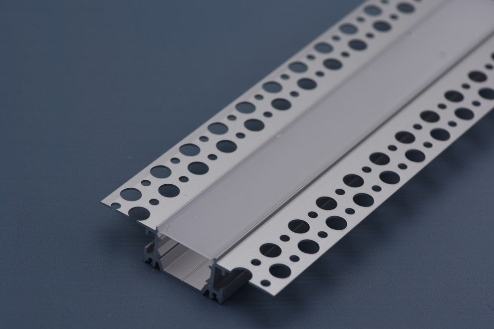 1Meter/3.3ft  Aluminum Recessed LED Corner Strip Channel    73mm x 18.5mm Seamless Led Housing