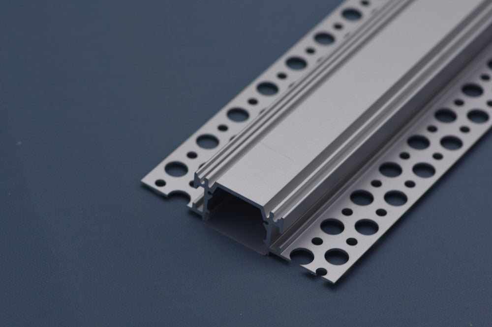 2 Meter 78.7â€ Aluminum Recessed LED Corner Strip Channel    73mm x 18.5mm Seamless  Led Housing